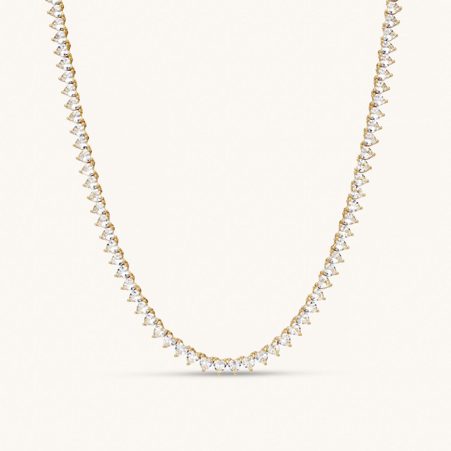 Amore Tennis Necklace – Gold by Léon Varel