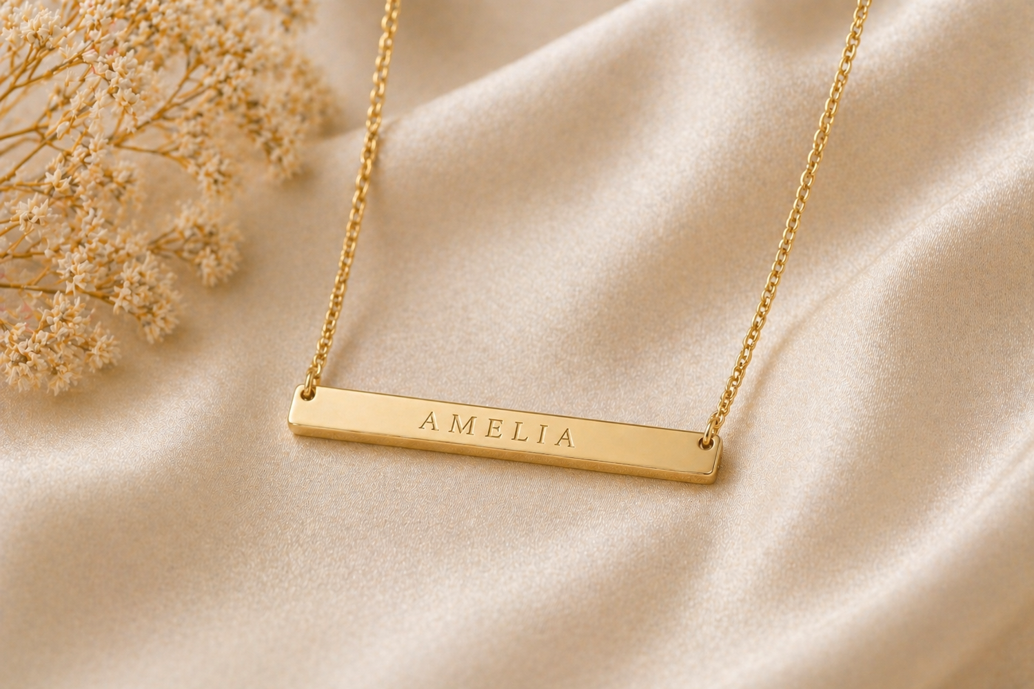 Letter Bar Necklaces