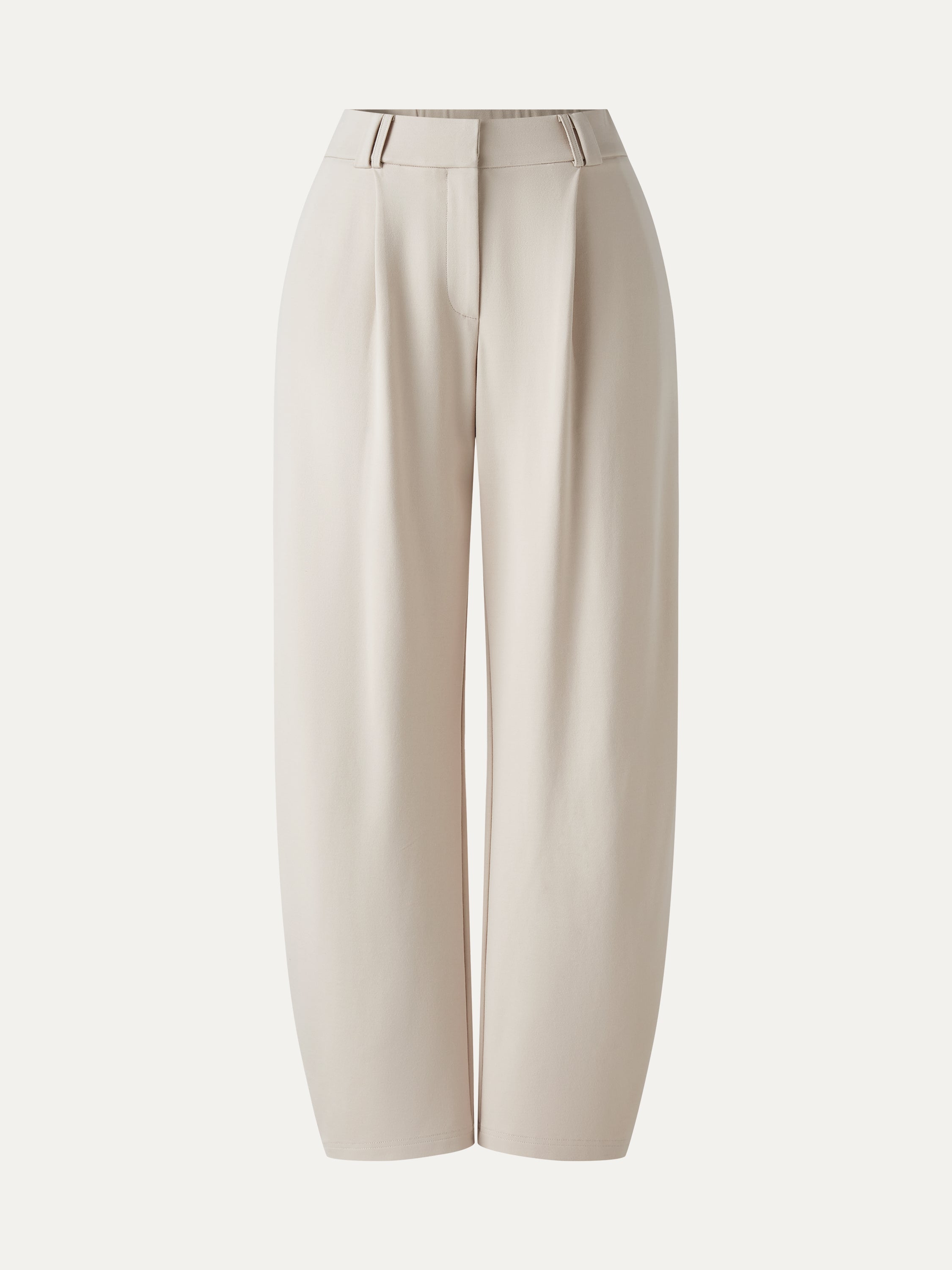 CoolTouch Stretch Ponte High Rise Cropped Barrel Pants