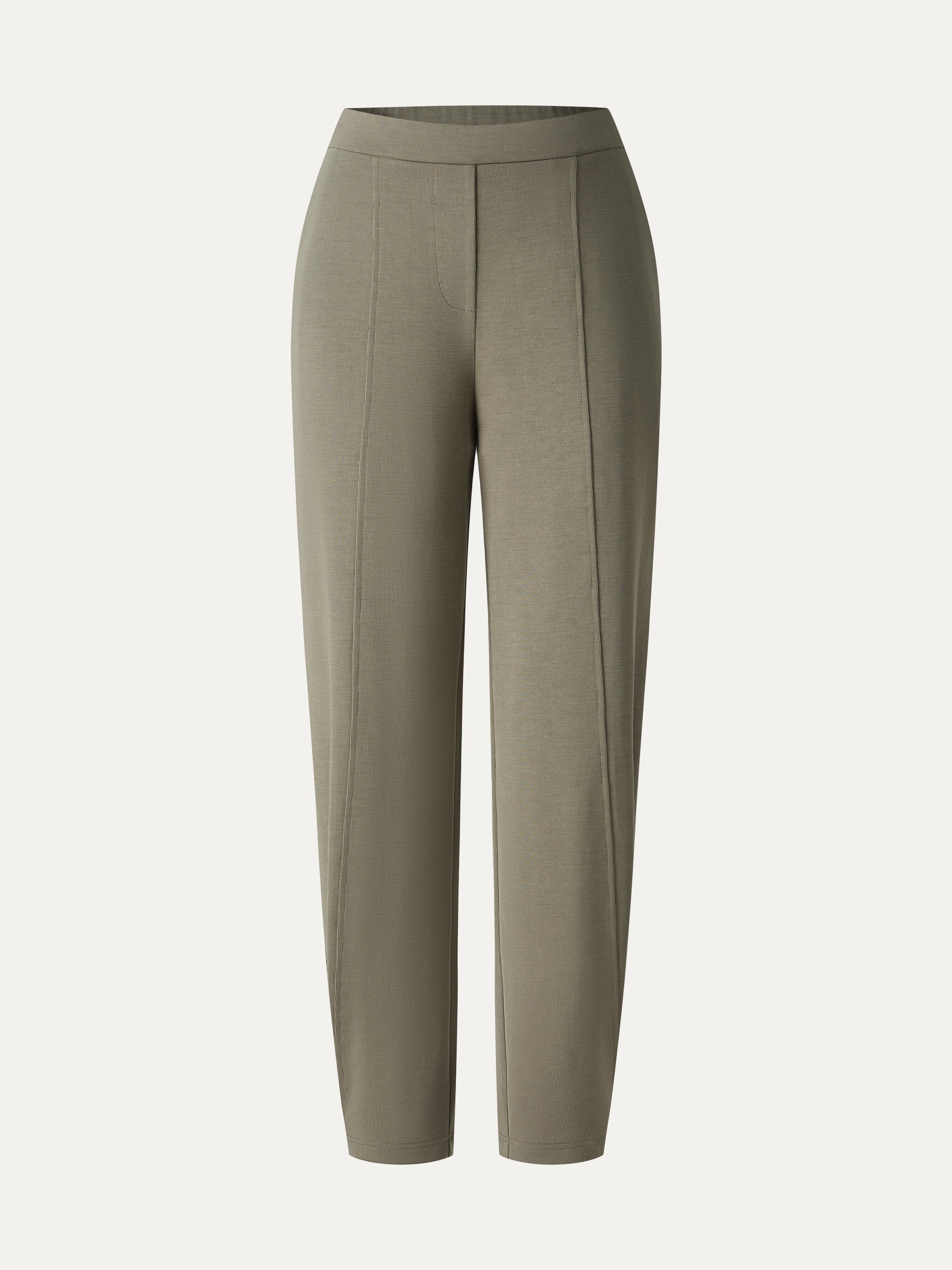 Sandwashed Mid Rise Cropped Balloon Pants