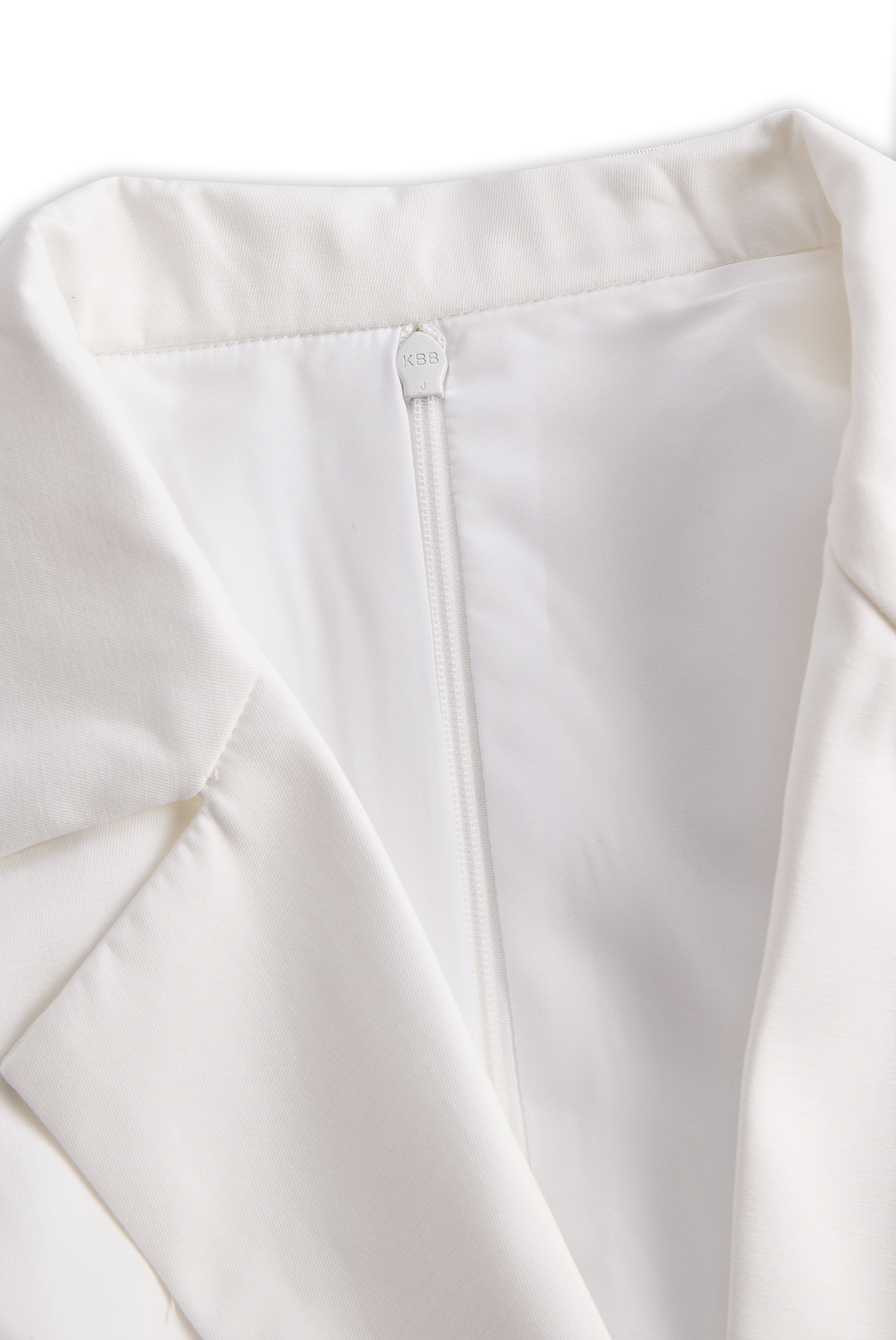 Léon Varel White Pleated Mini Shirt Dress