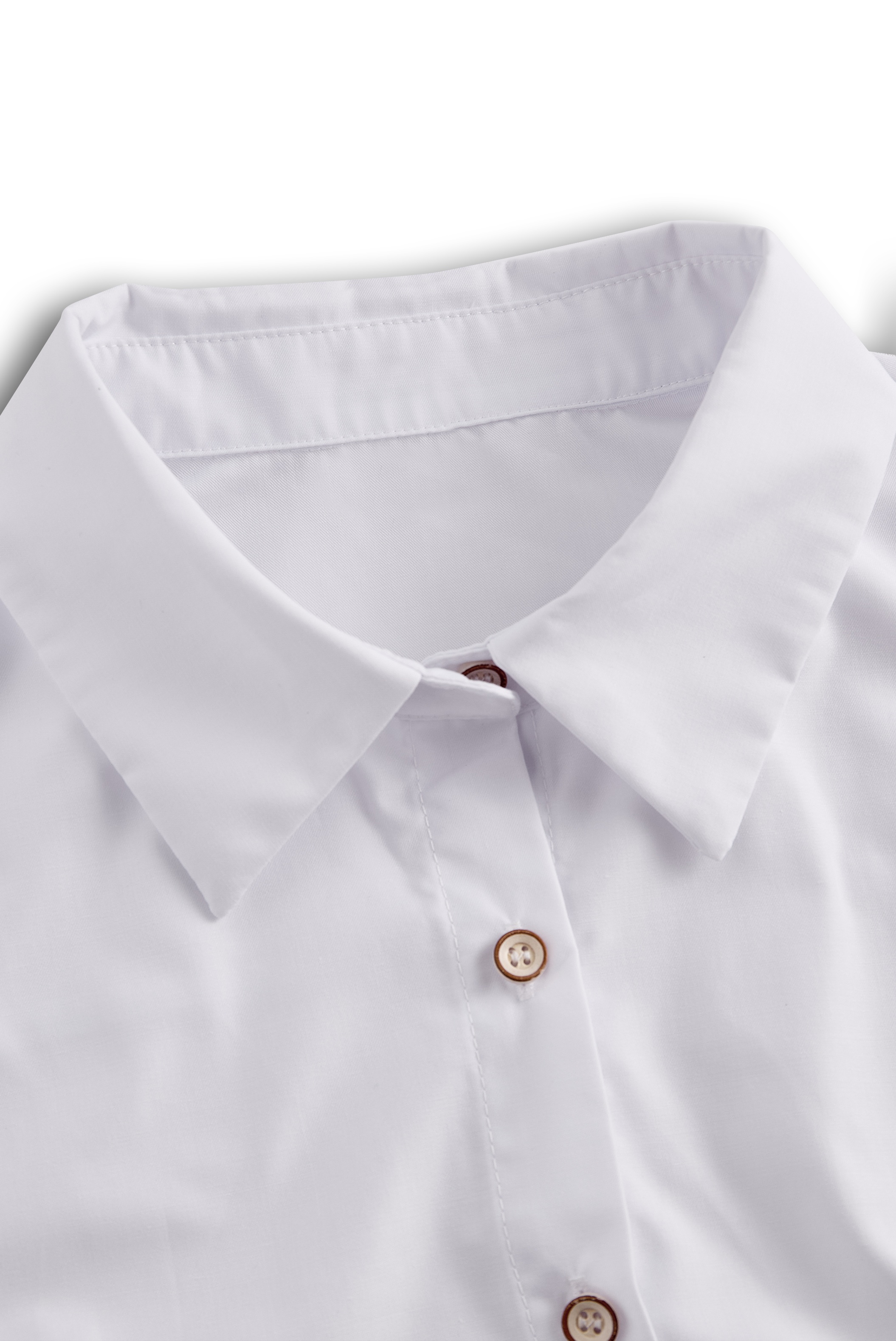 Léon Varel Chic White Button-Up Blouse And Black Pencil Skirt Set