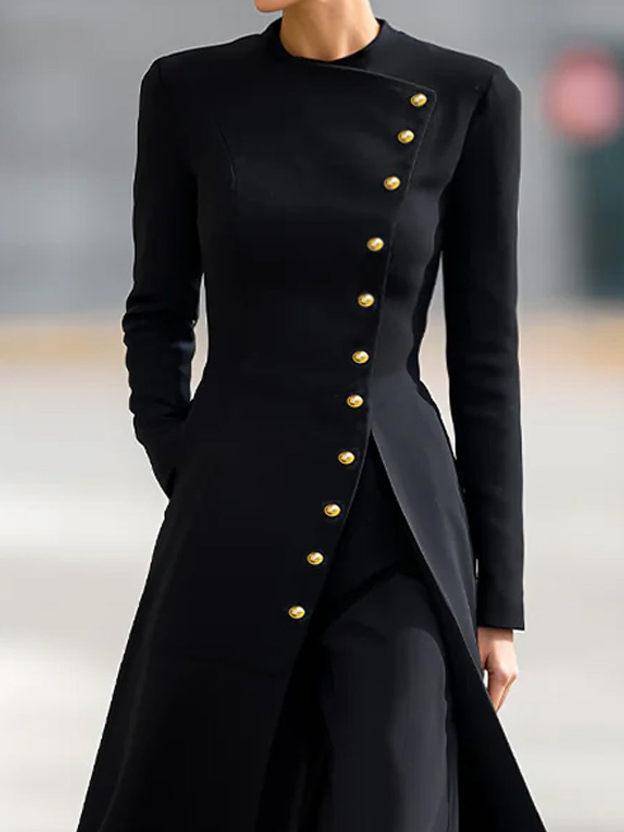 Léon Varel Elegant Long Blazer And Trousers Set