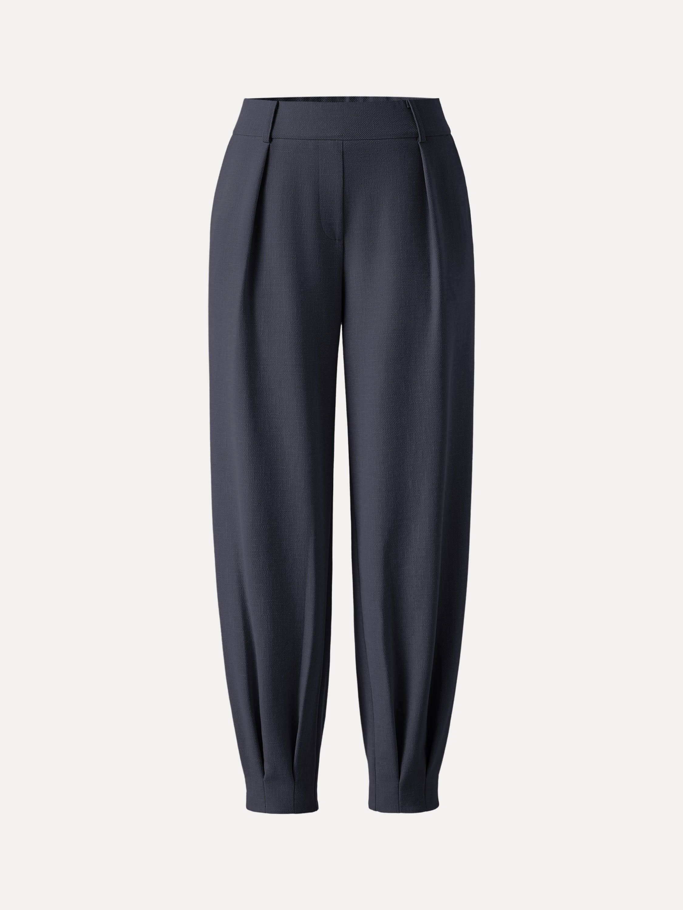 Stretch Linen-Like Wrinkle-Resistant Tapered Pant