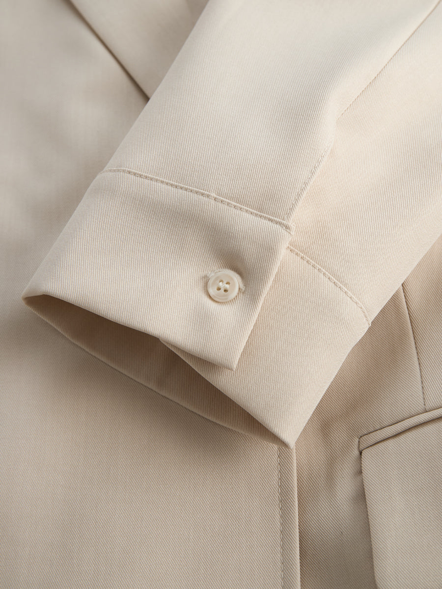 Léon Varel Tailored Blazer-Inspired Mini Dress With Belted Waist