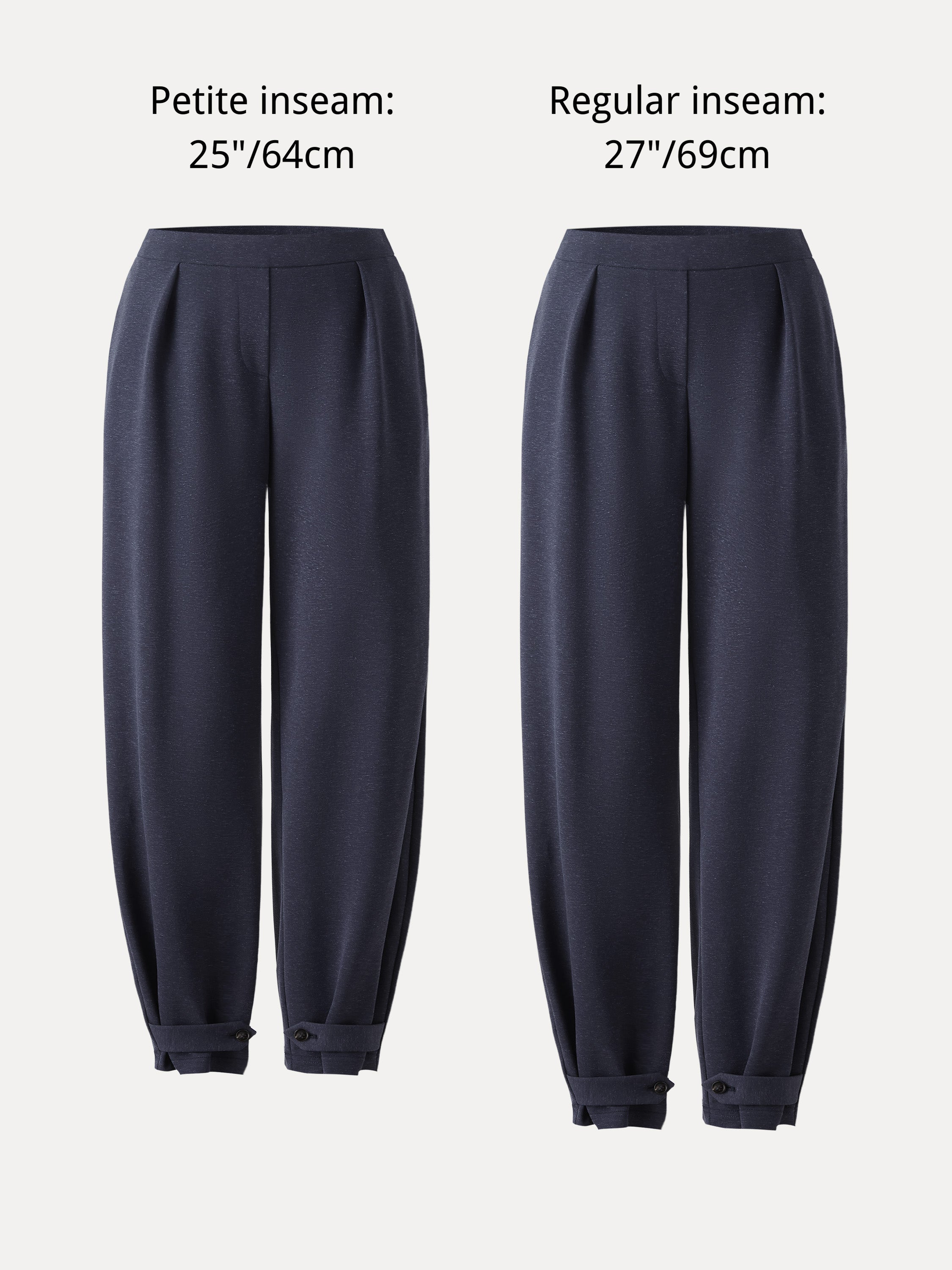 Linen-Like Breathable Barrel Leg Pant