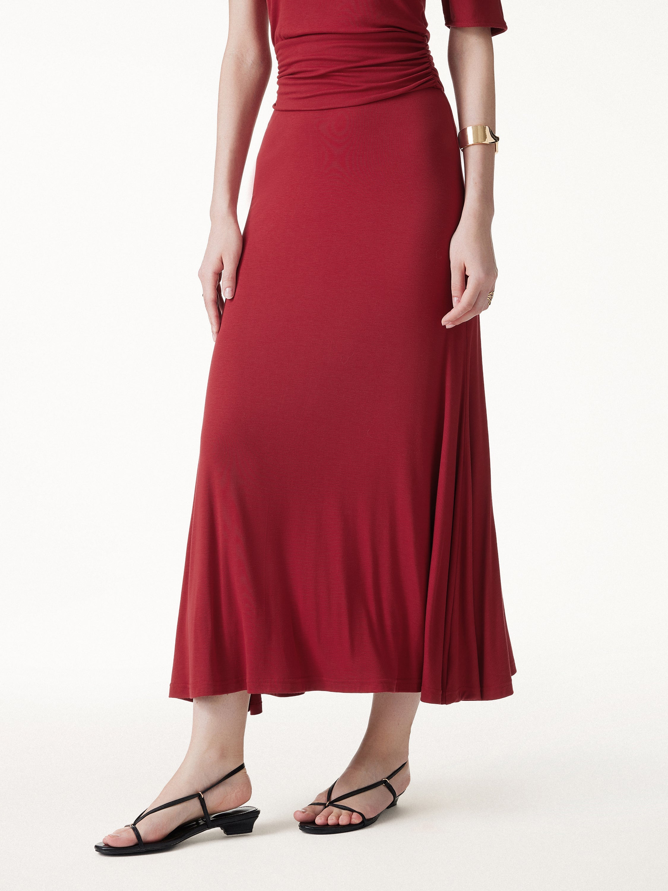 CoolTouch Flowy Maxi Flared Skirt