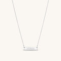 2cm Precious Letter Bar in Sterling Silver