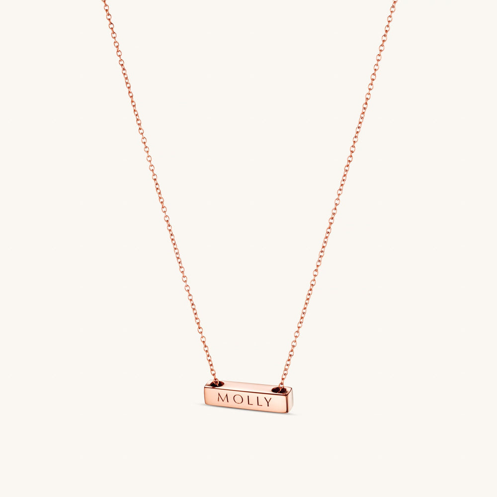 Rosé Bar Ketting 2 cm