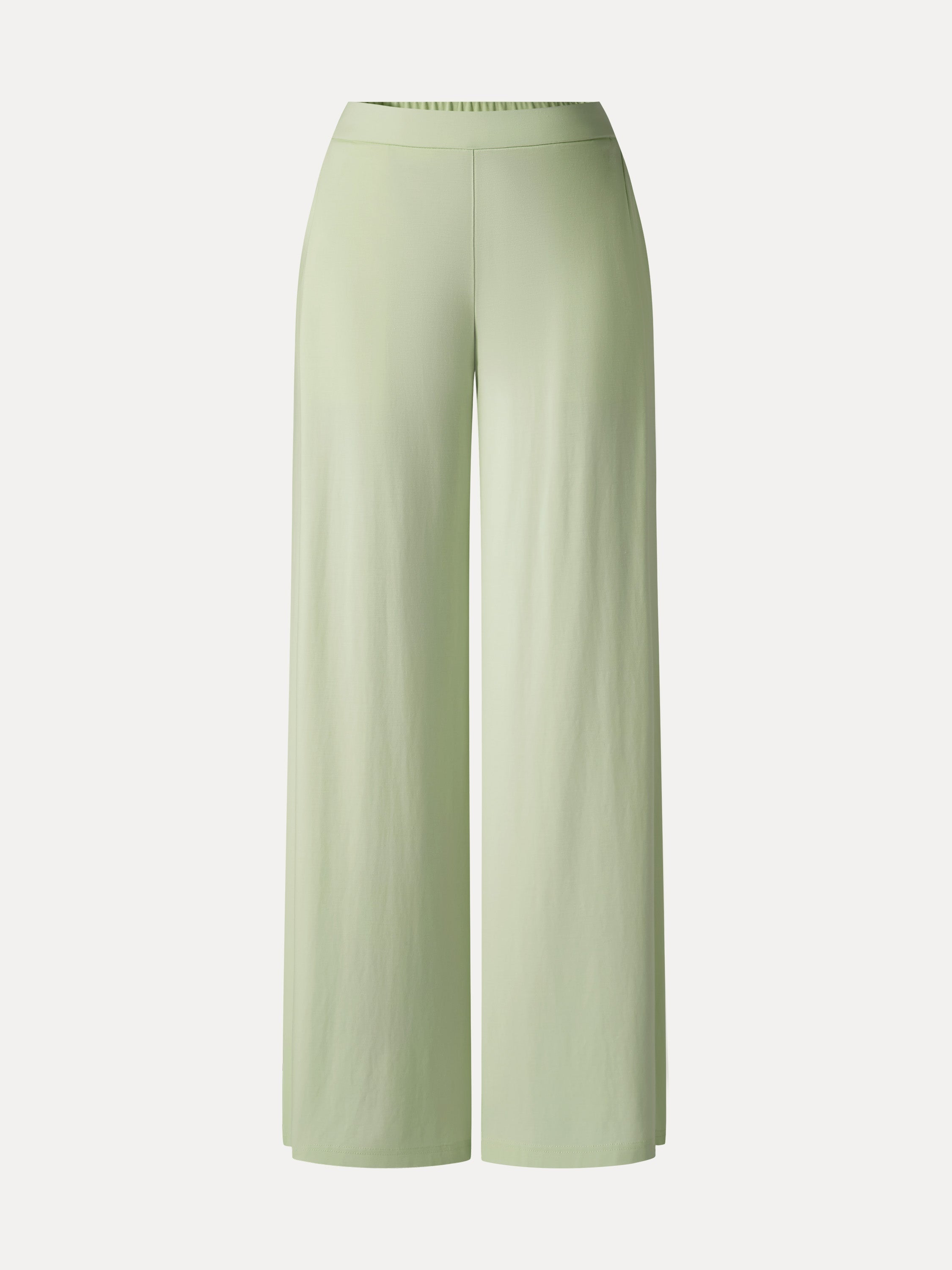 CoolTouch Ponte Mid Rise Wide Leg Pants with Pockets