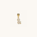 & Diamond Charm Gold