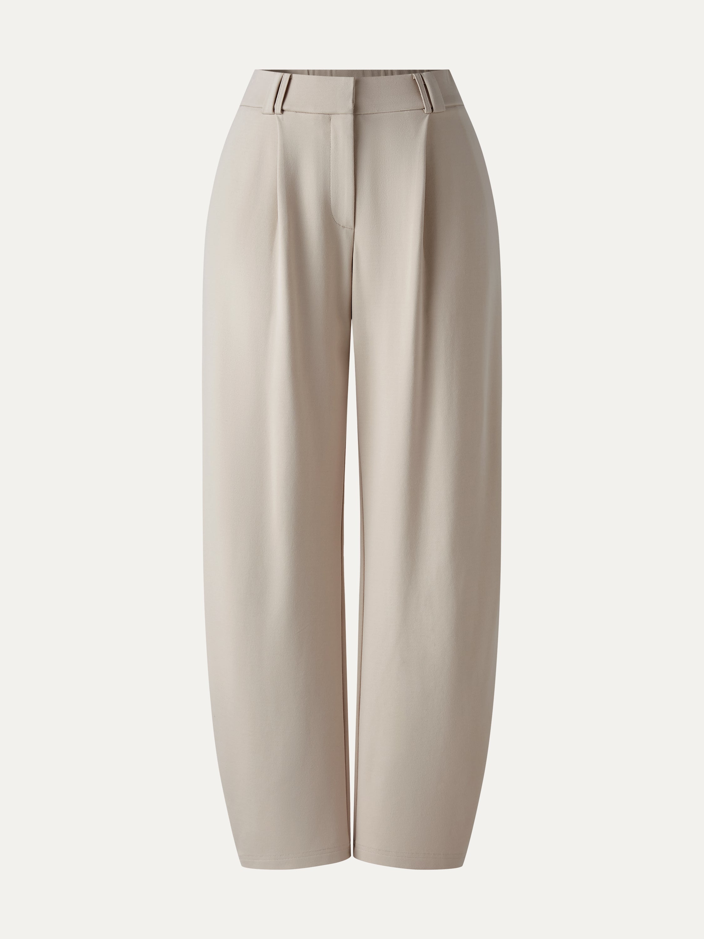 CoolTouch Stretch Ponte High Rise Cropped Barrel Pants