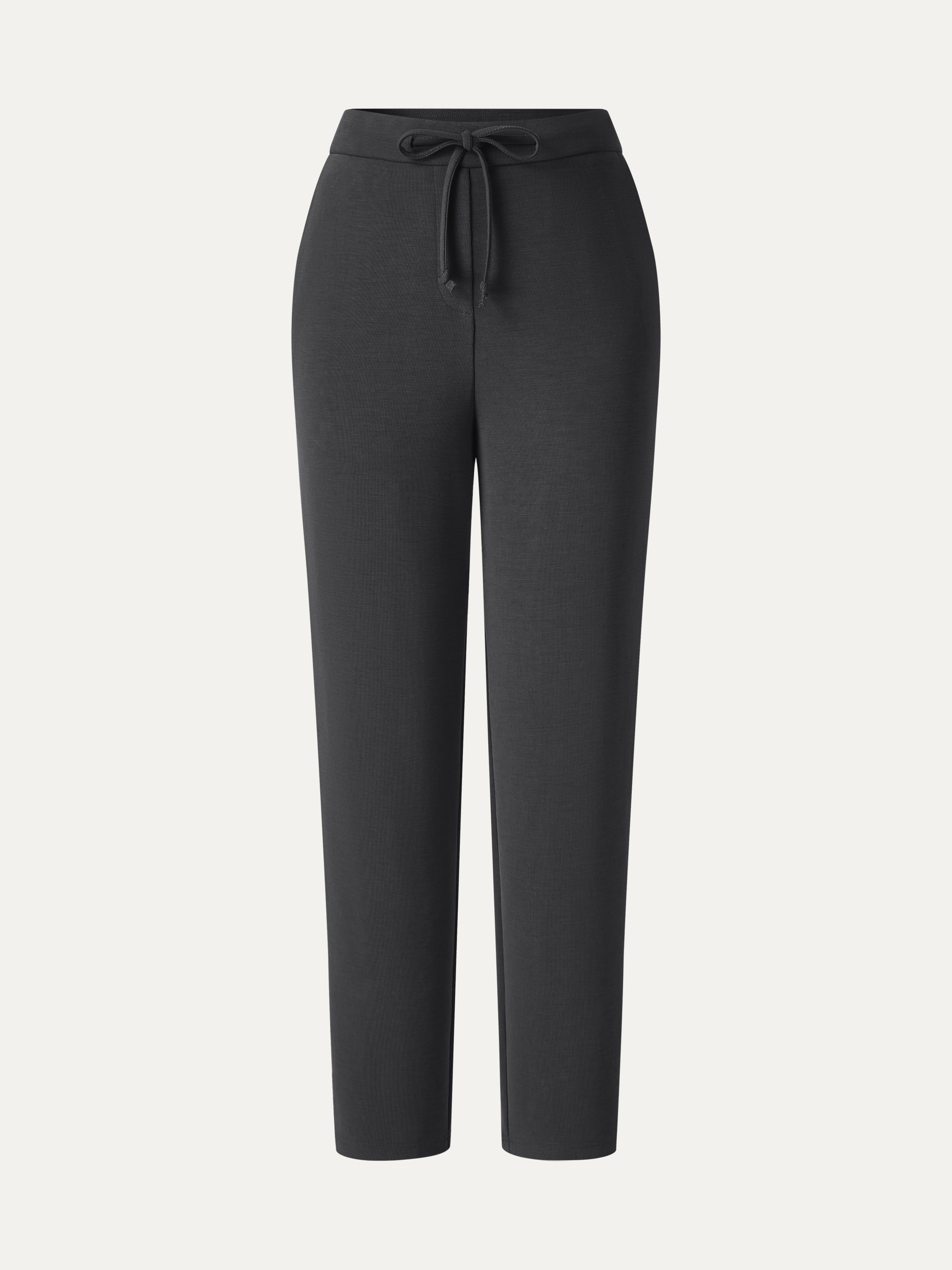 Sandwashed Mid Rise Cropped Tapered Travel Pant with Pockets