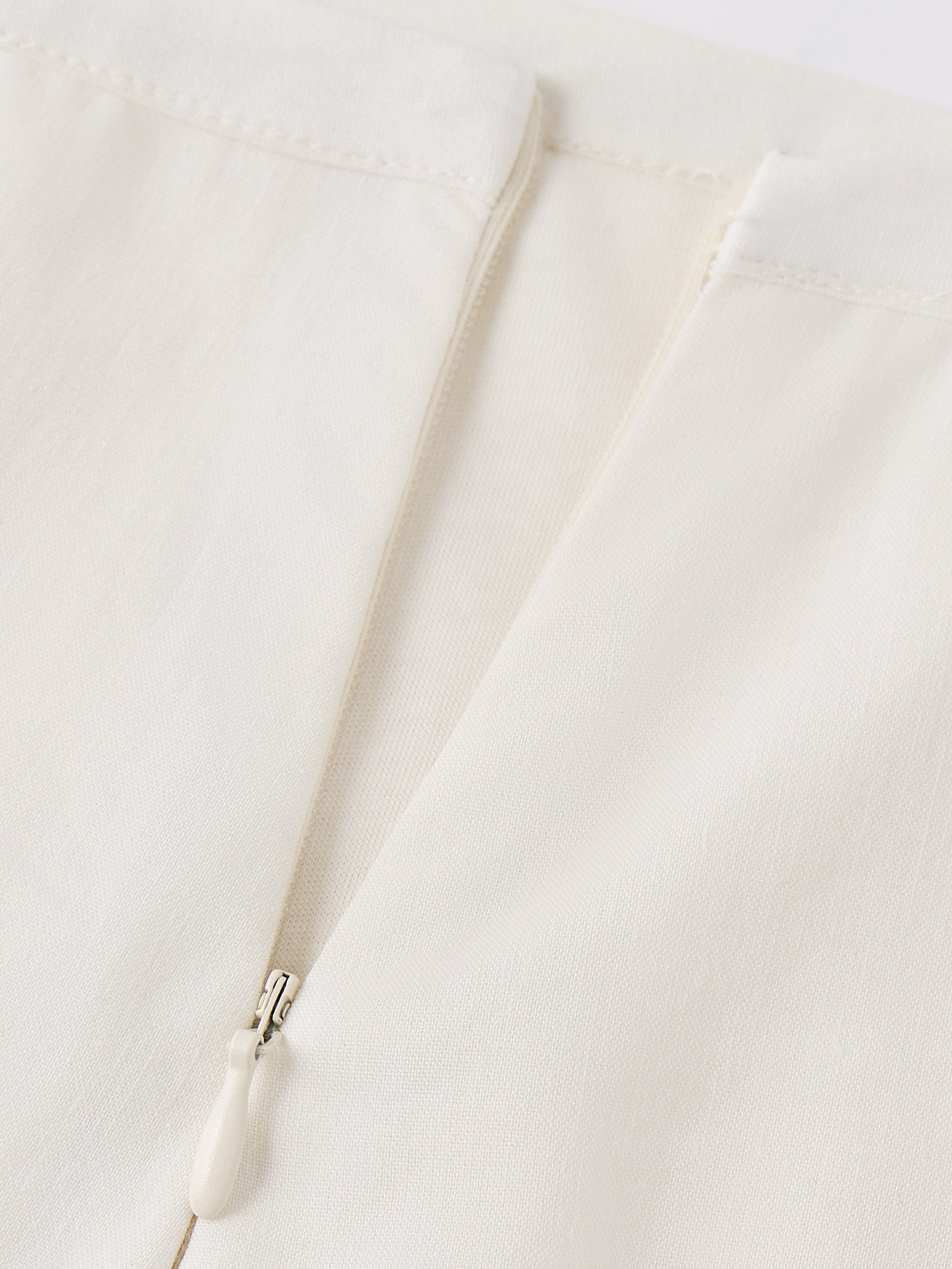 Lyocell-Linen Blend Maxi Flared Pull-On Skirt