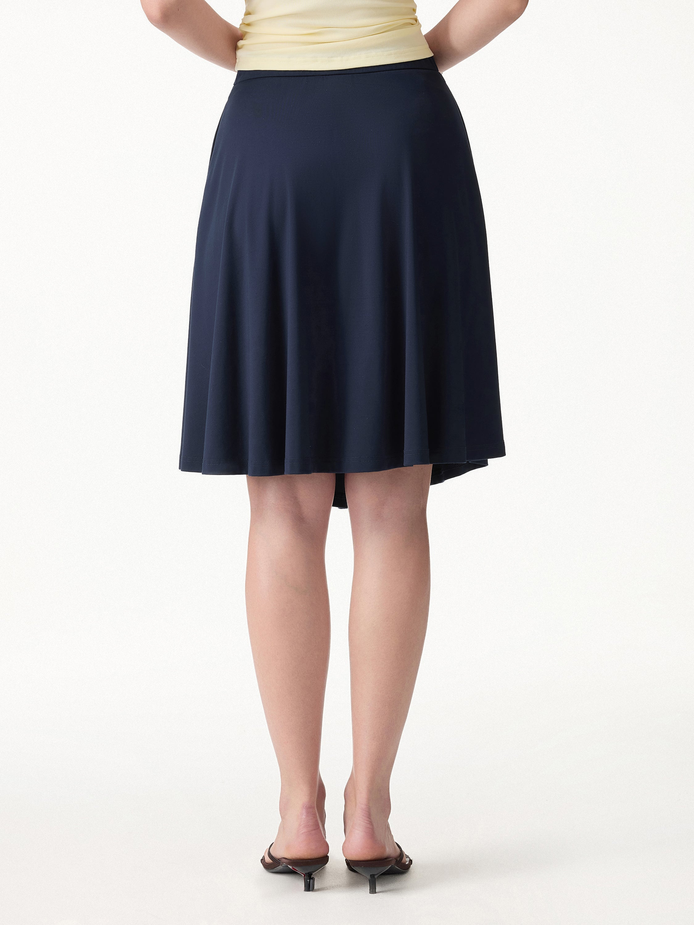 CoolTouch Ponte Circle Skirt with Pockets