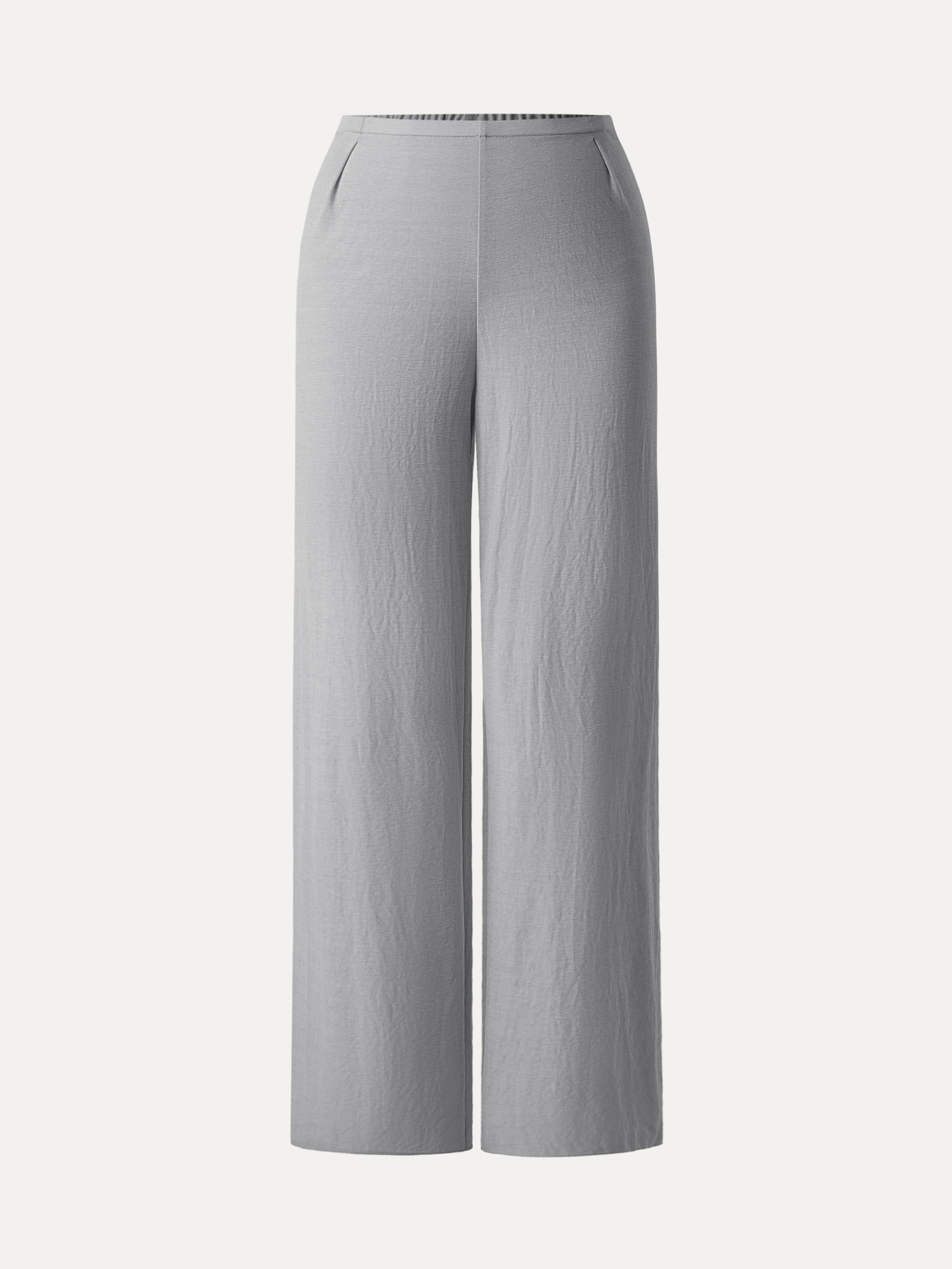 Wrinkle-resistant Cotton-linen Straight Leg Pant