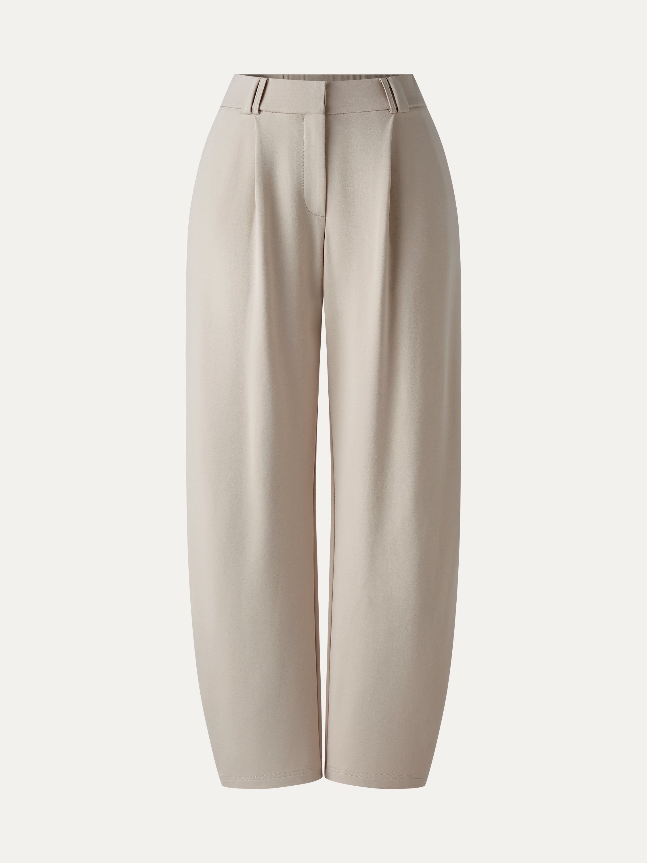 CoolTouch Stretch Ponte High Rise Cropped Barrel Pants