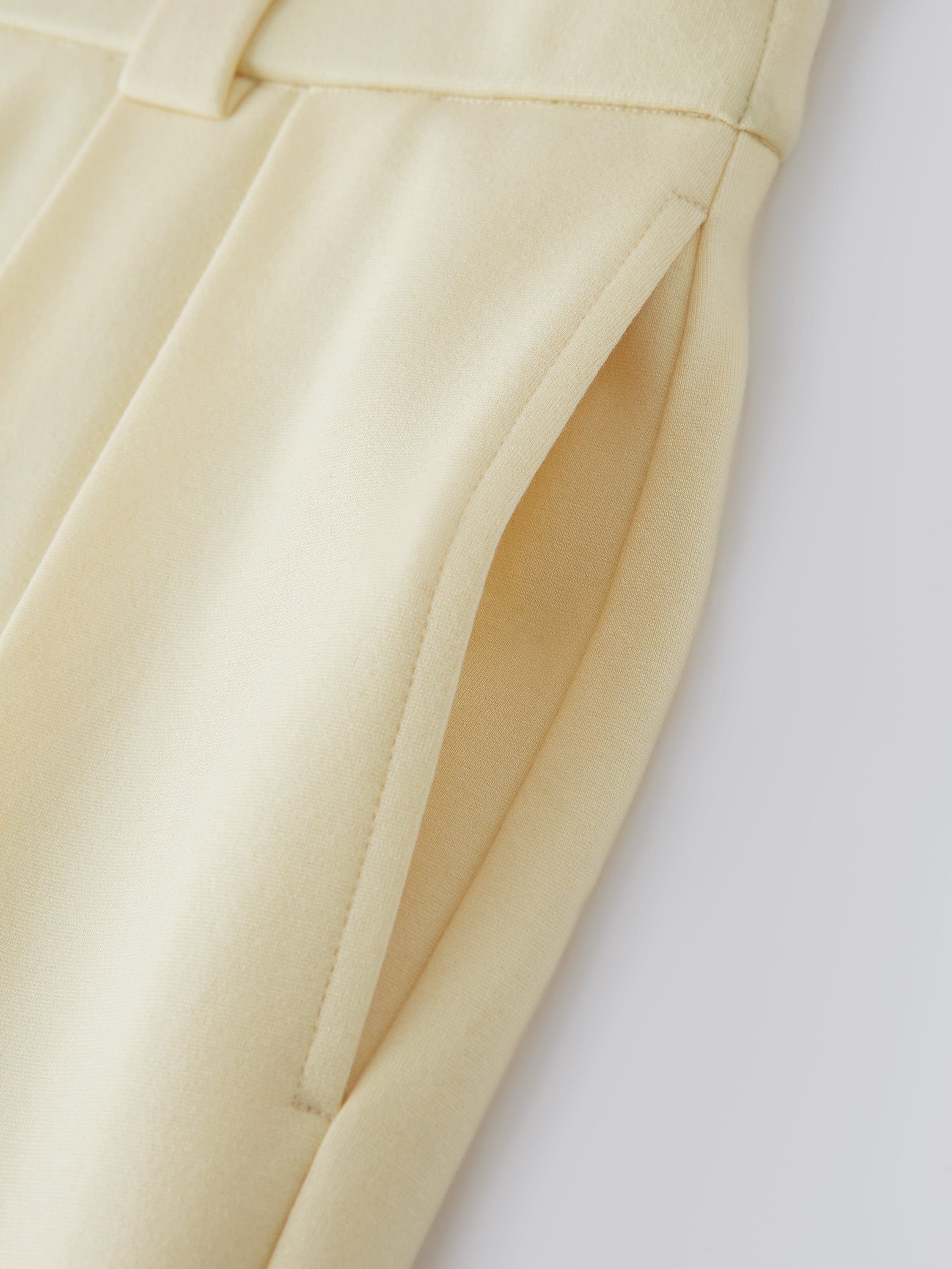 4-Way Stretch Drapey Mid Rise Wide Leg Work Pant