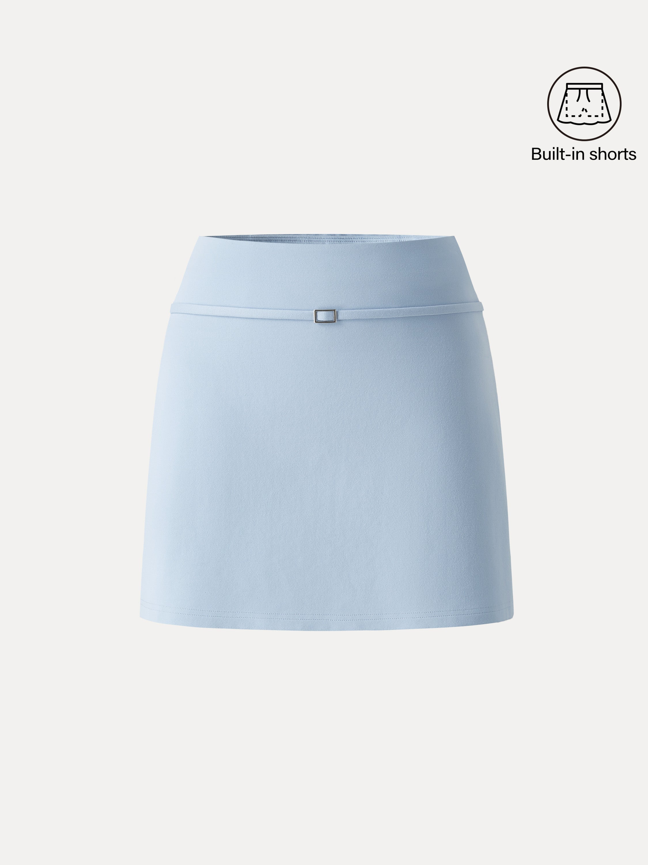 Stretch Ponte A-Line Mini Skort