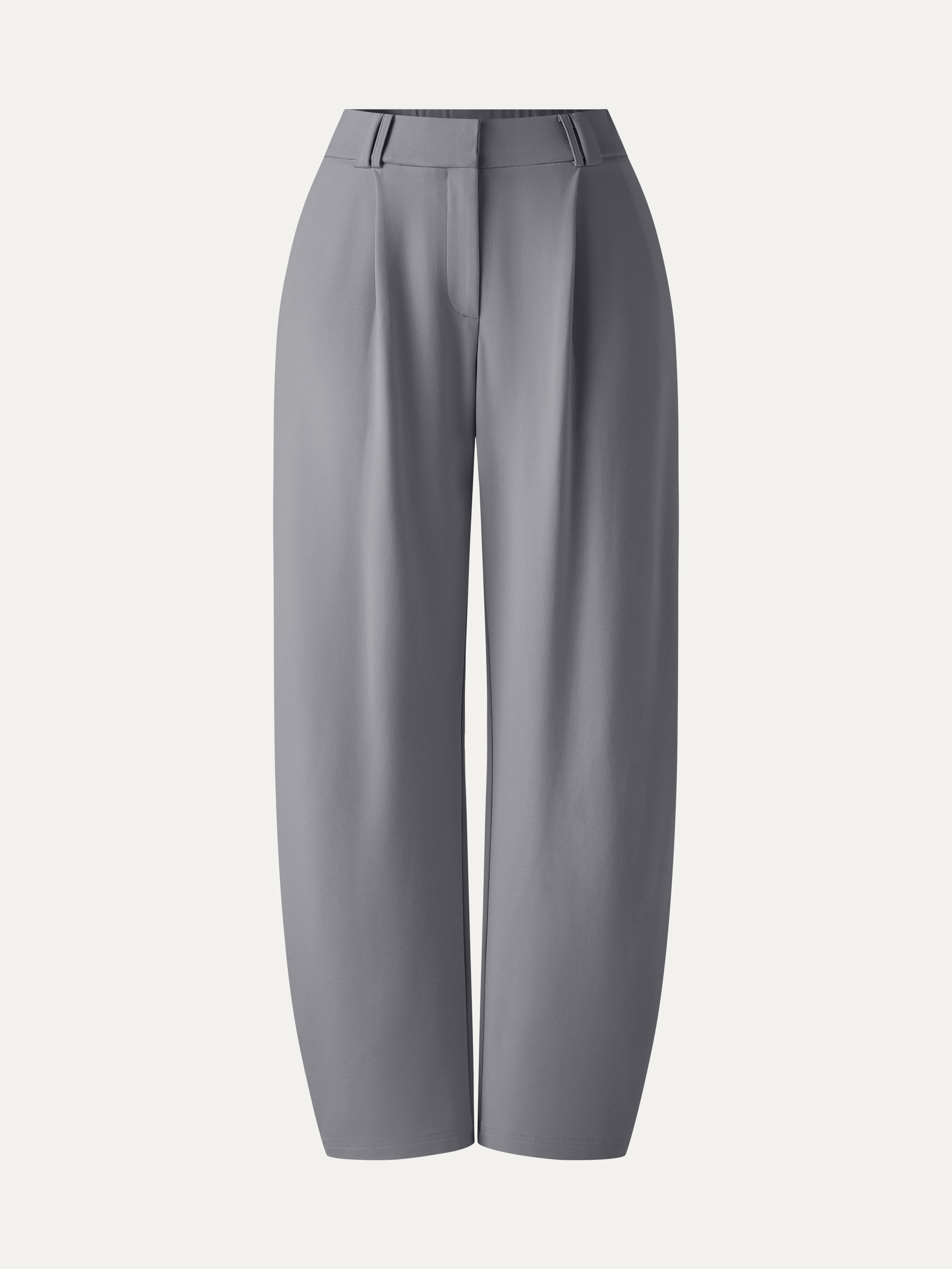 CoolTouch Stretch Ponte High Rise Cropped Barrel Pants
