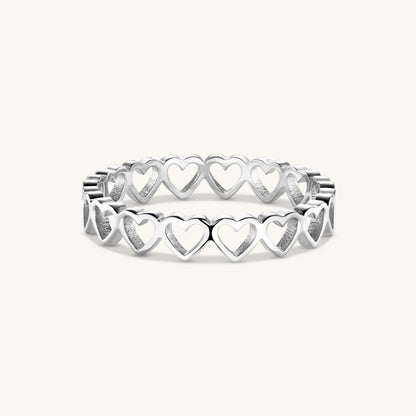 Amore Eternity Ring – Silver by Léon Varel