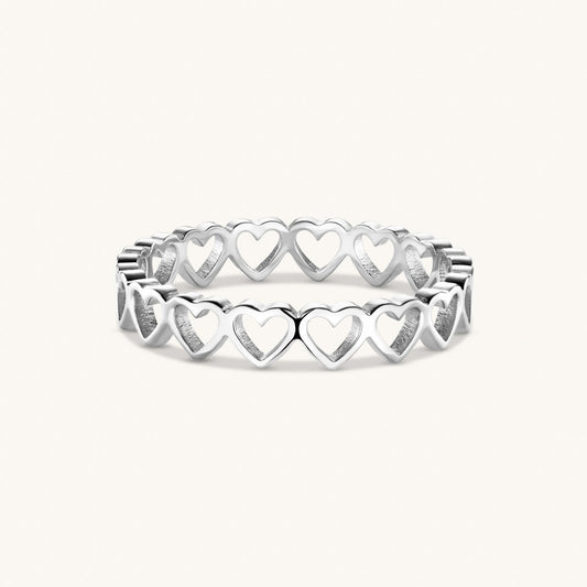 Amore Eternity Ring – Silver by Léon Varel