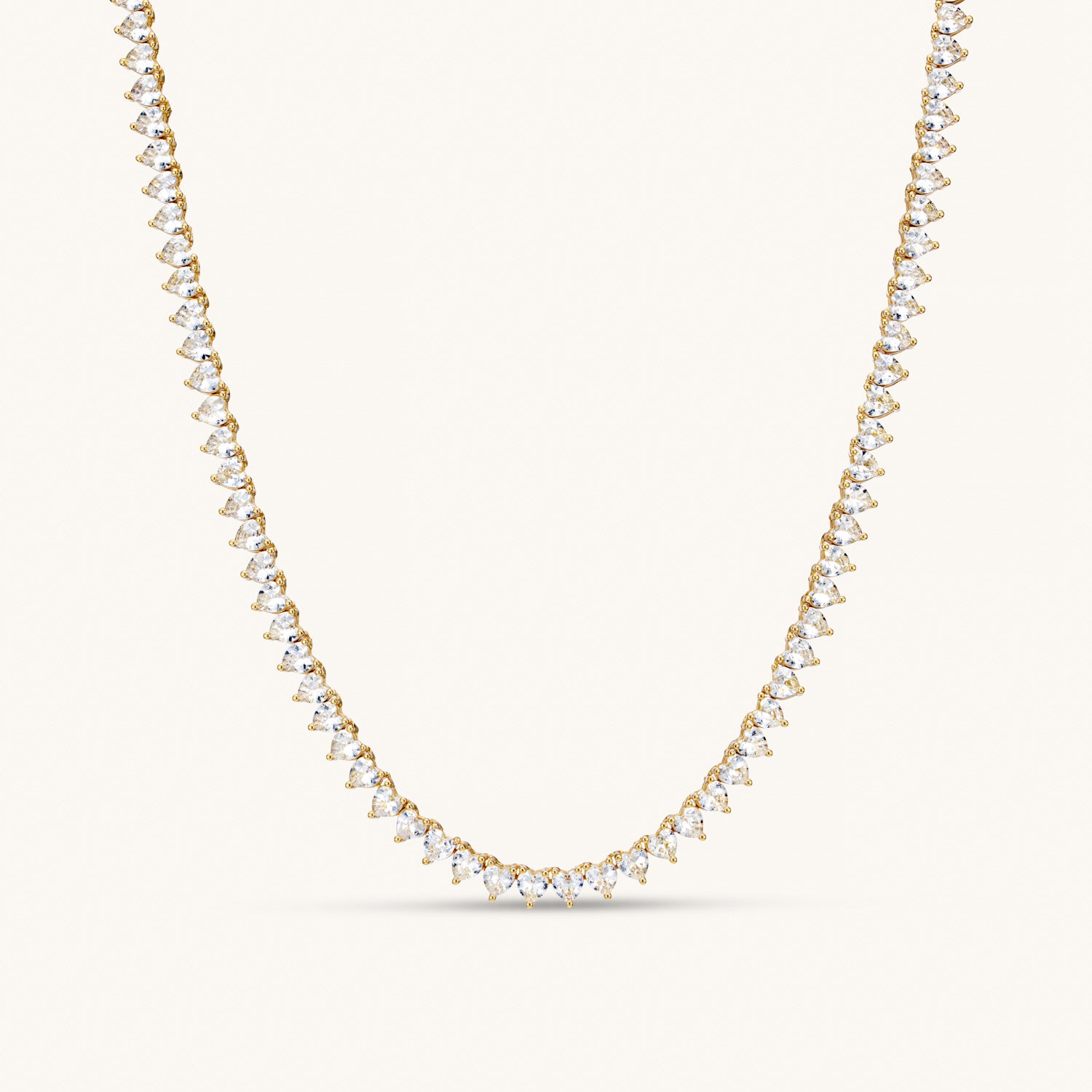 Amore Tennis Necklace – Gold by Léon Varel