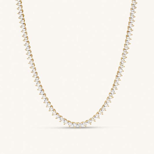Amore Tennis Necklace – Gold by Léon Varel