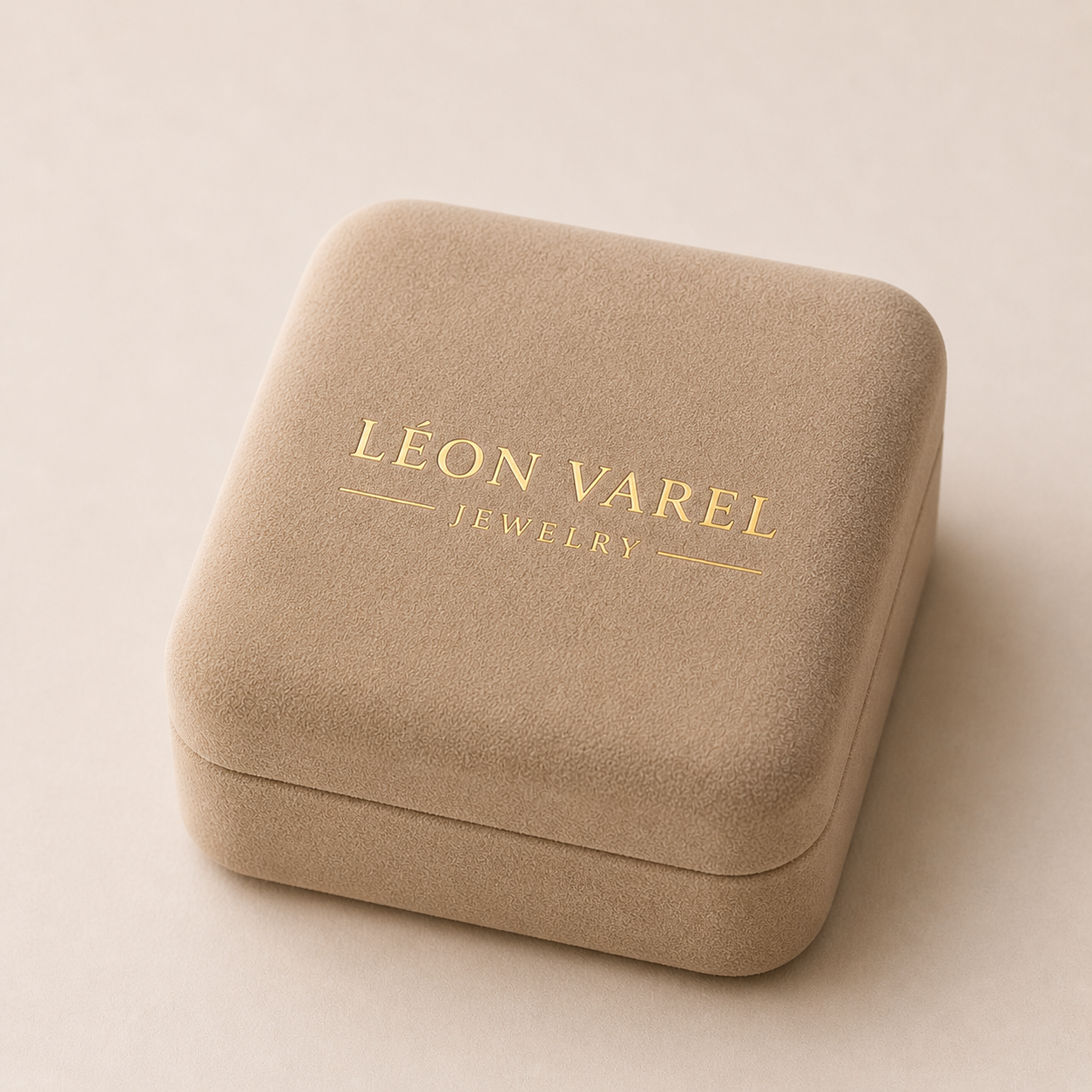 Léon Varel Eternity North Star Signet Ring – 18K Gold Plated Celestial Pinky Ring