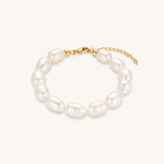 Harmony Pearl Bracelet – Gold by Léon Varel