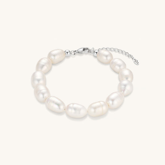 Harmony Pearl Bracelet – Silver by Léon Varel