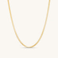 Fijne Visgraat Ketting Goud