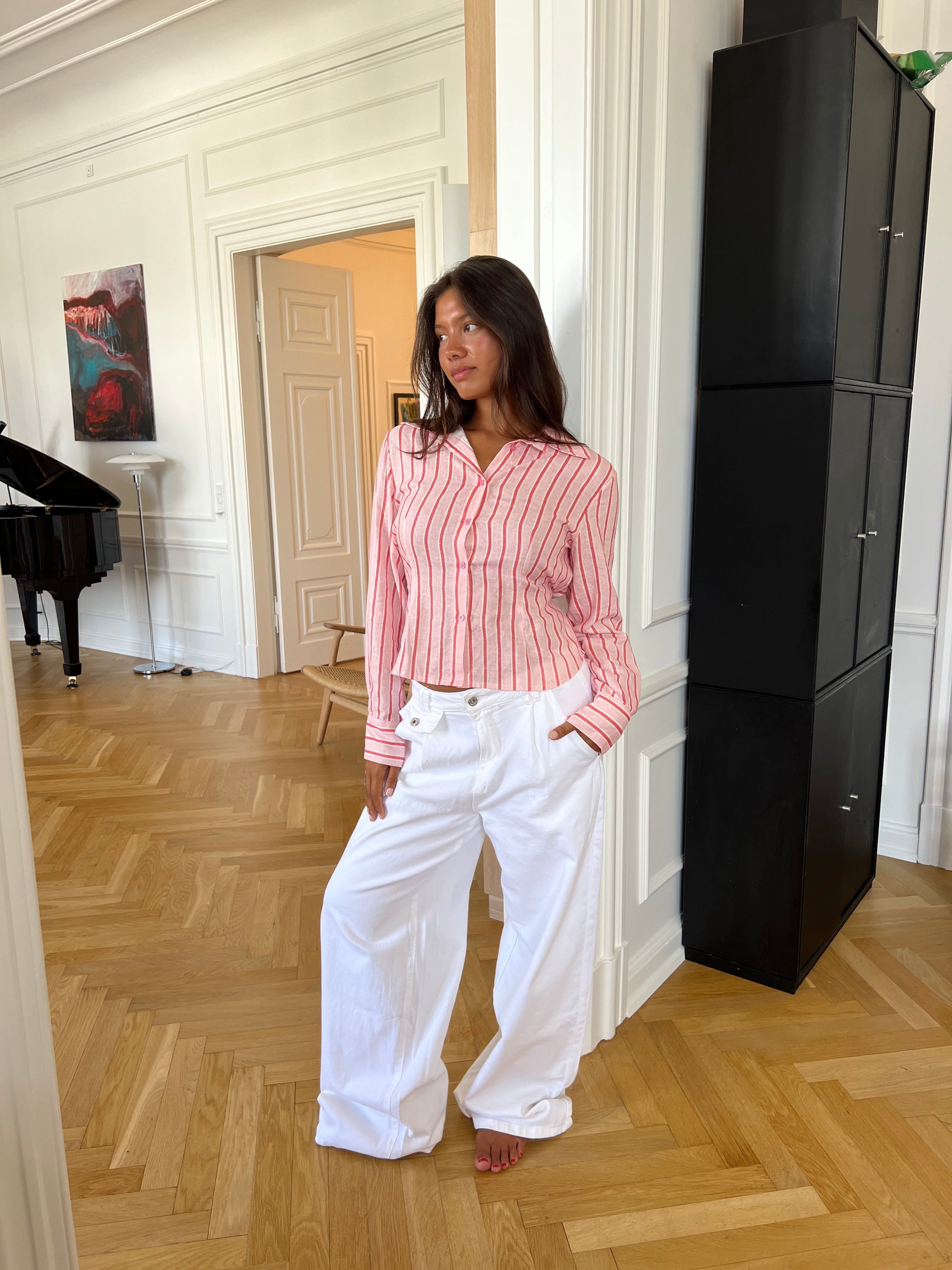 Esme baggy jeans - White