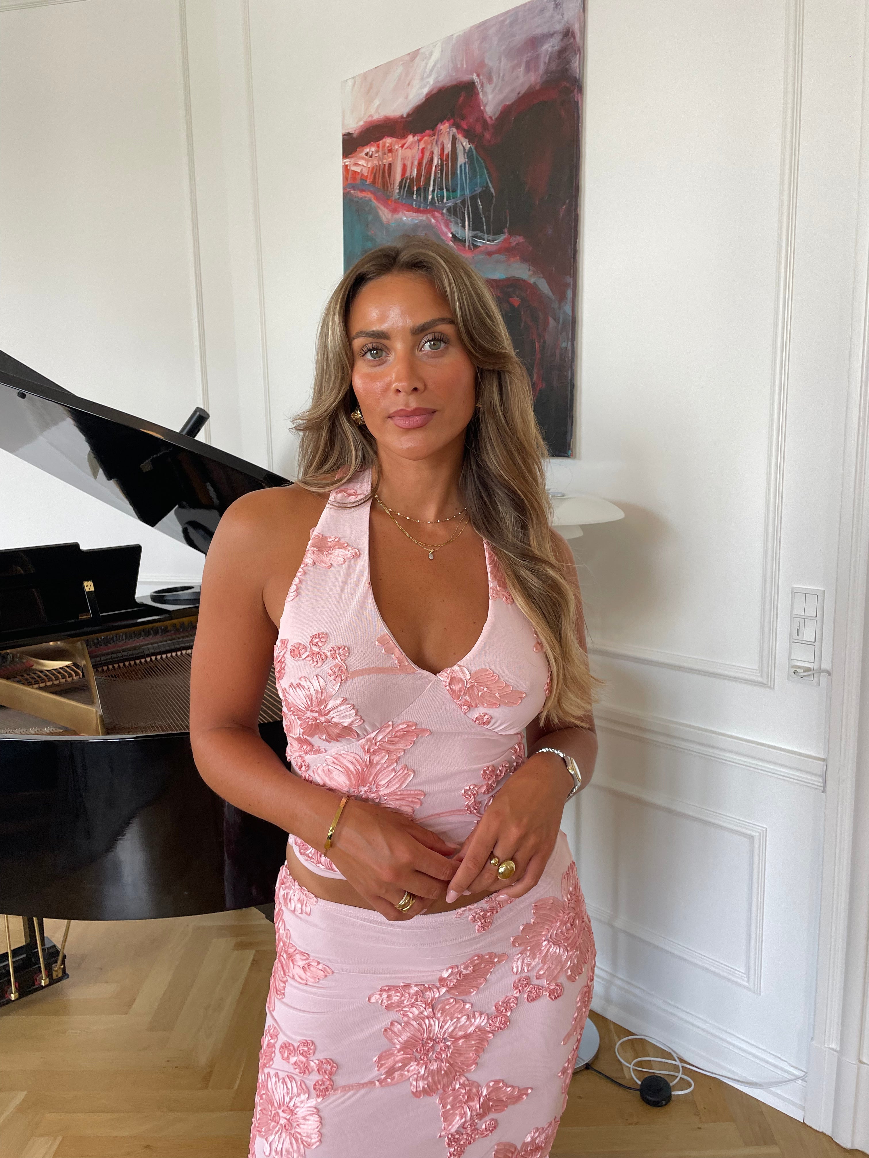 Kivo mesh top - Pink