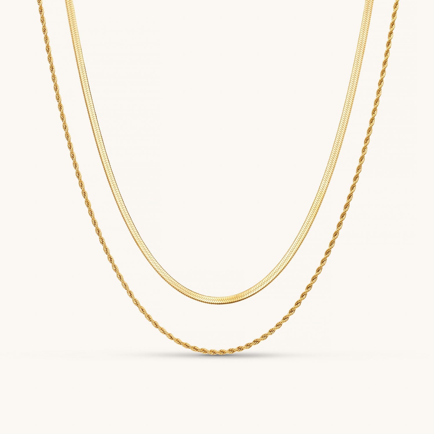 Layered Luxe Necklace – Gold by Léon Varel