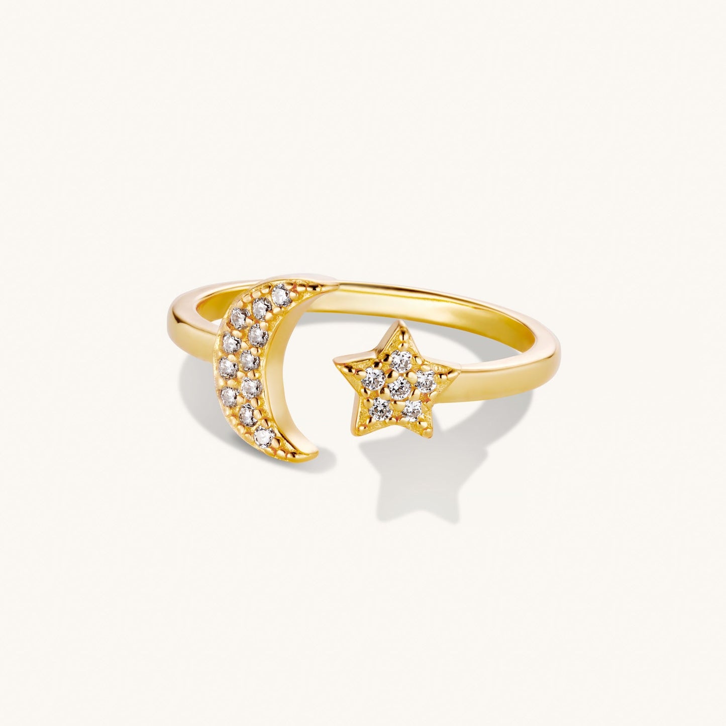 Luna Moon Ring – Gold by Léon Varel