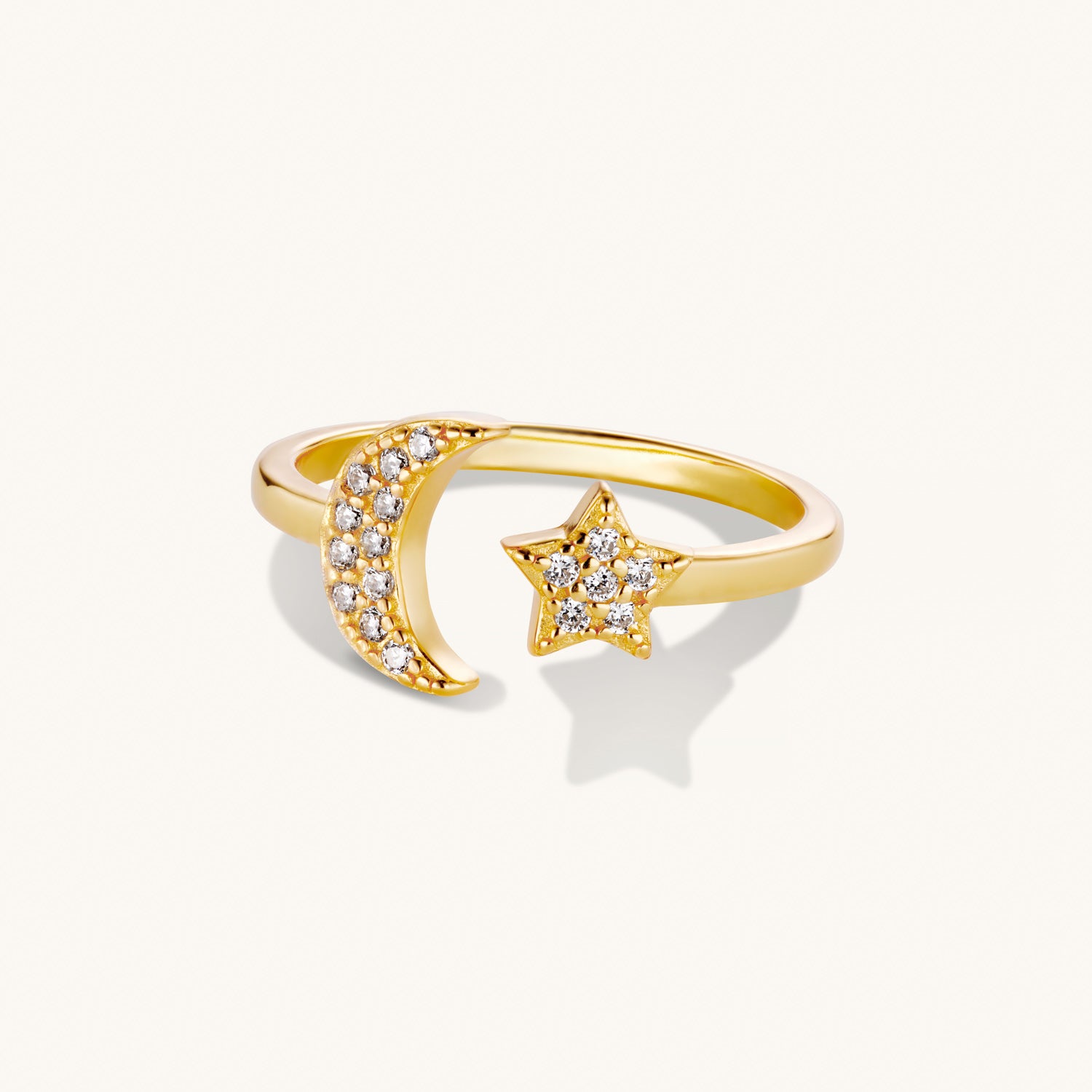 Luna Moon Ring – Gold by Léon Varel