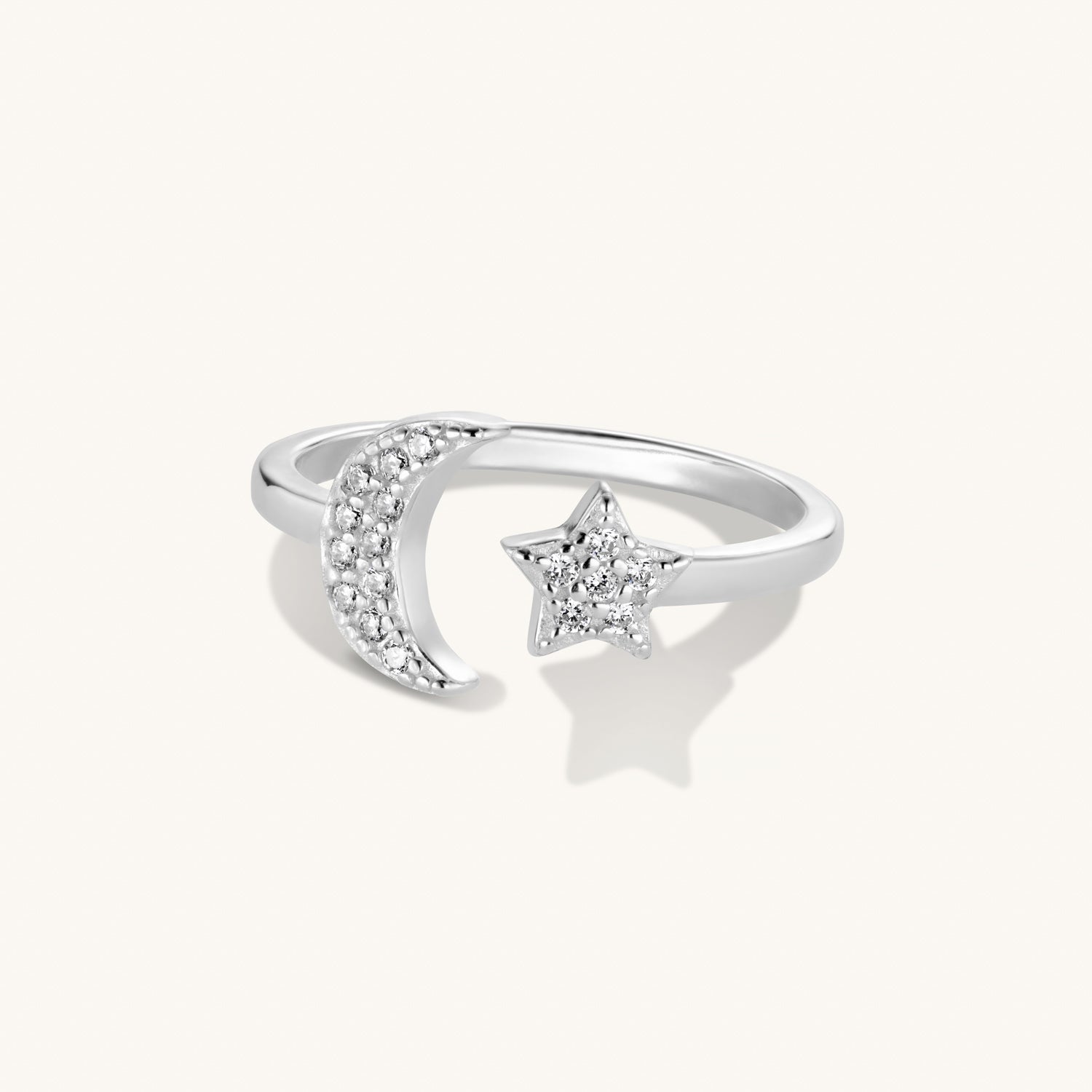 Luna Moon Ring – Silver by Léon Varel