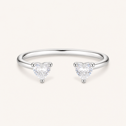 Léon Varel Mon Amour Twin Heart Ring