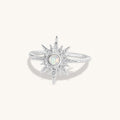 Léon Varel North Star-ring in 925 sterling zilver