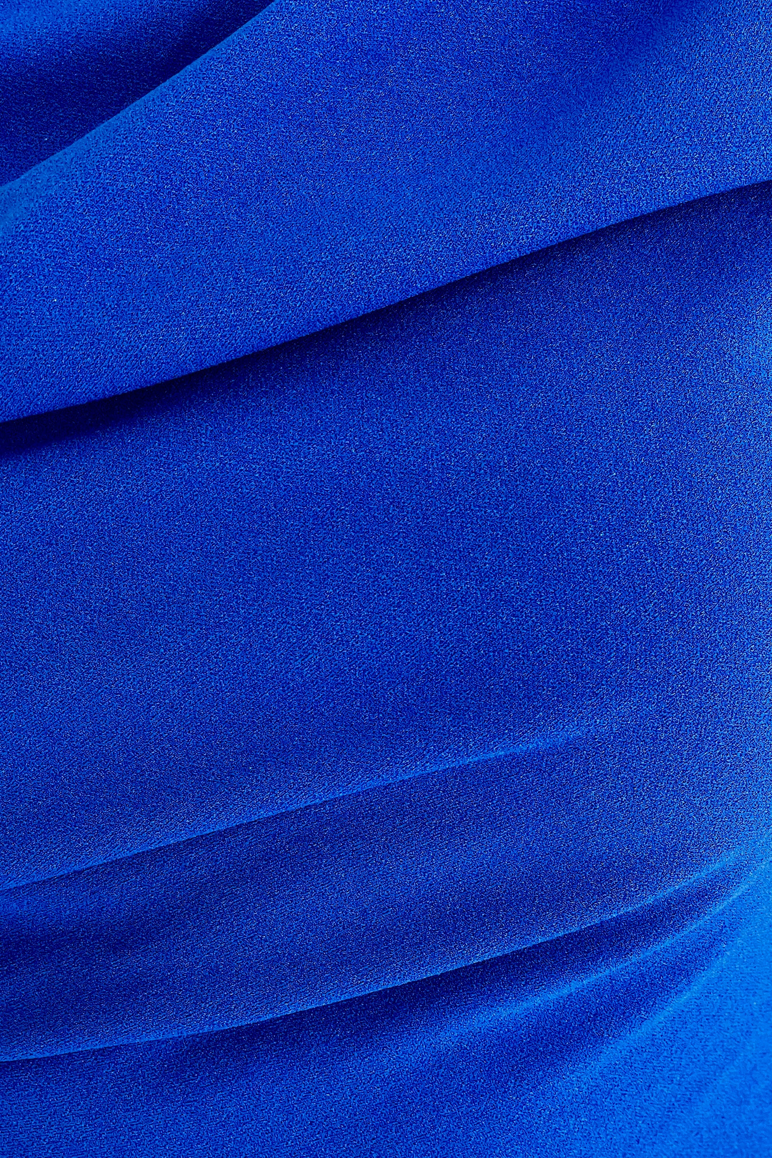 Donna Asymmetric Neckline Jumpsuit Cobalt