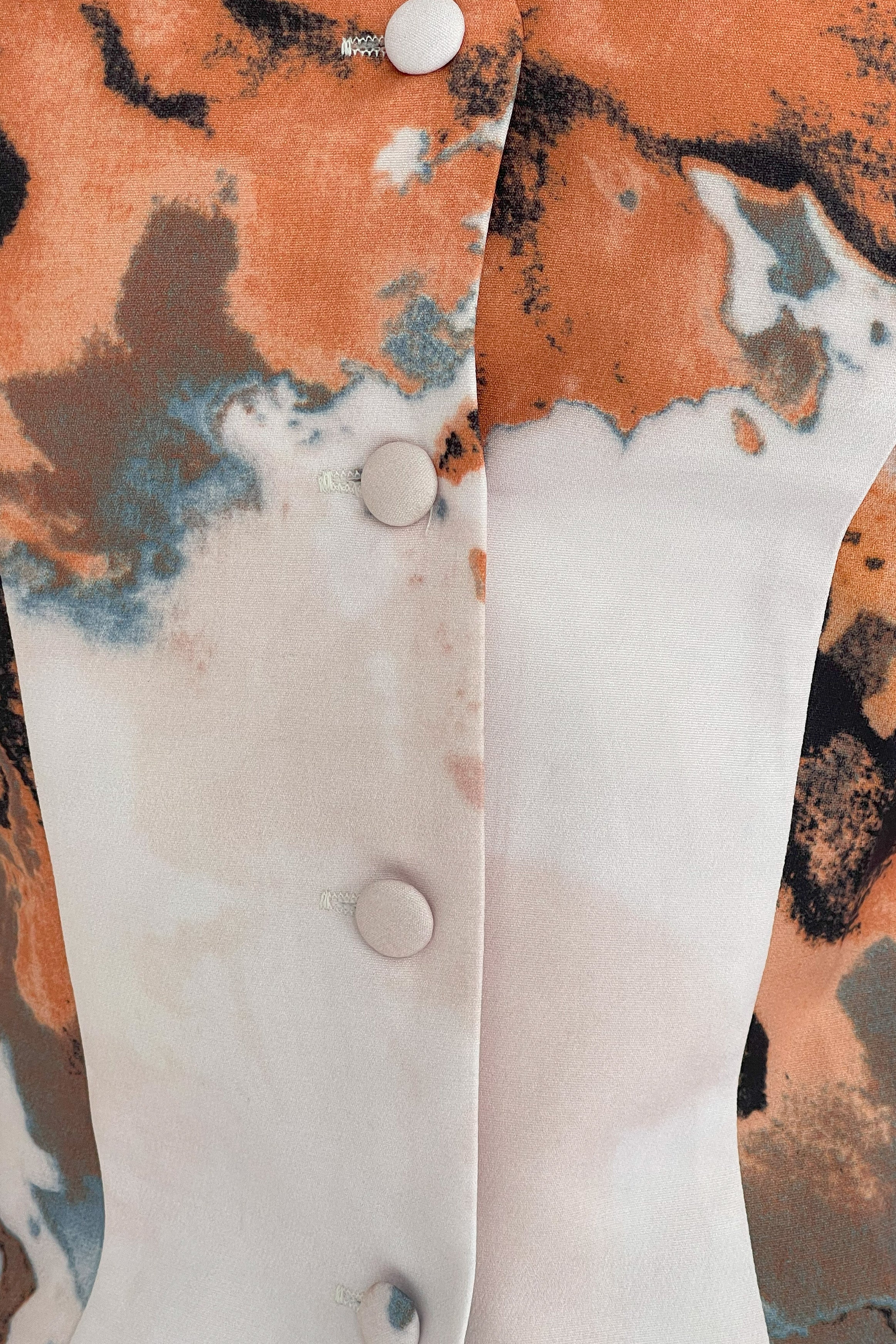 Bobbi Tailored Waistcoat Grey Marble
