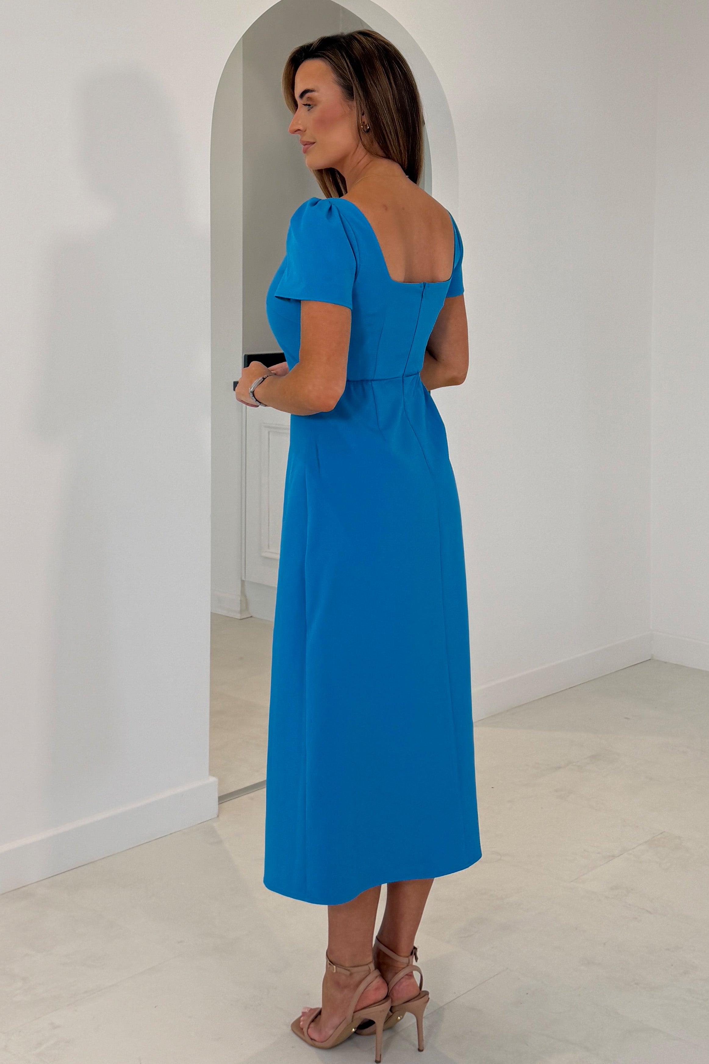 Valentina Midi Dress Blue