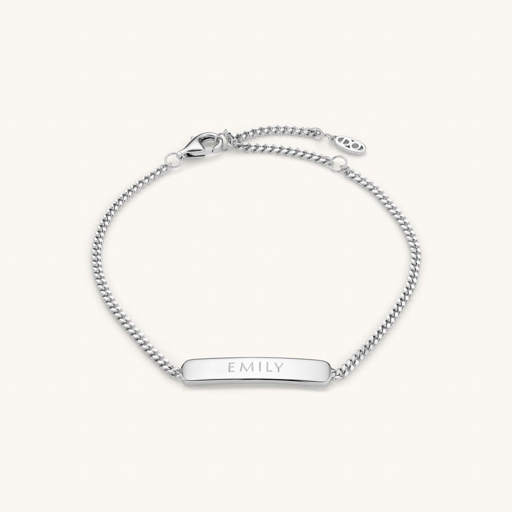 Gegraveerde Armband Zilver