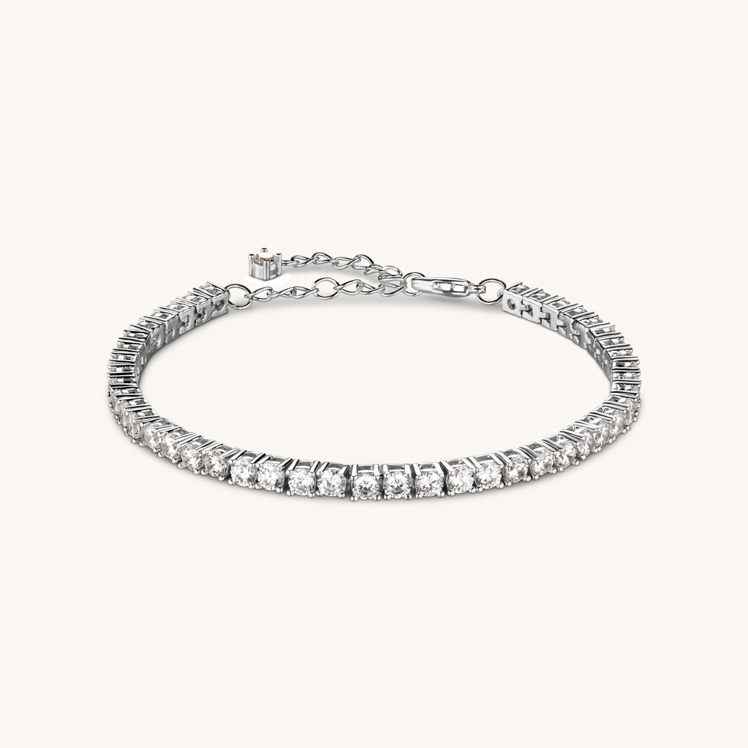 Tennis Bracelet – Silver by Léon Varel