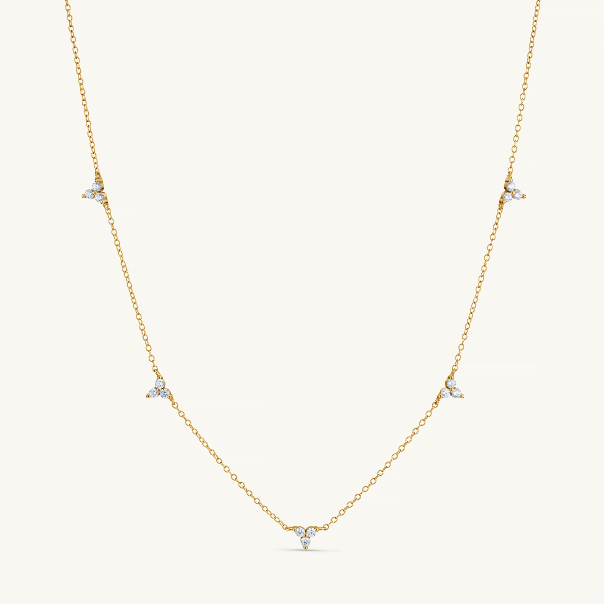 Trinity Infinity Necklace – Gold by Léon Varel