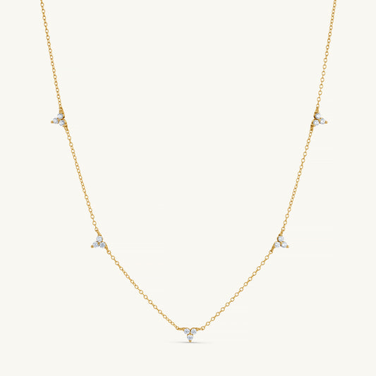 Trinity Infinity Necklace – Gold by Léon Varel