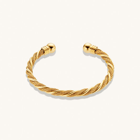 Woven Cuff – Gold by Léon Varel