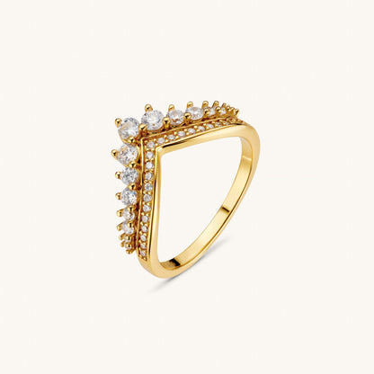 Wishbone Jewel Ring – Gold by Léon Varel