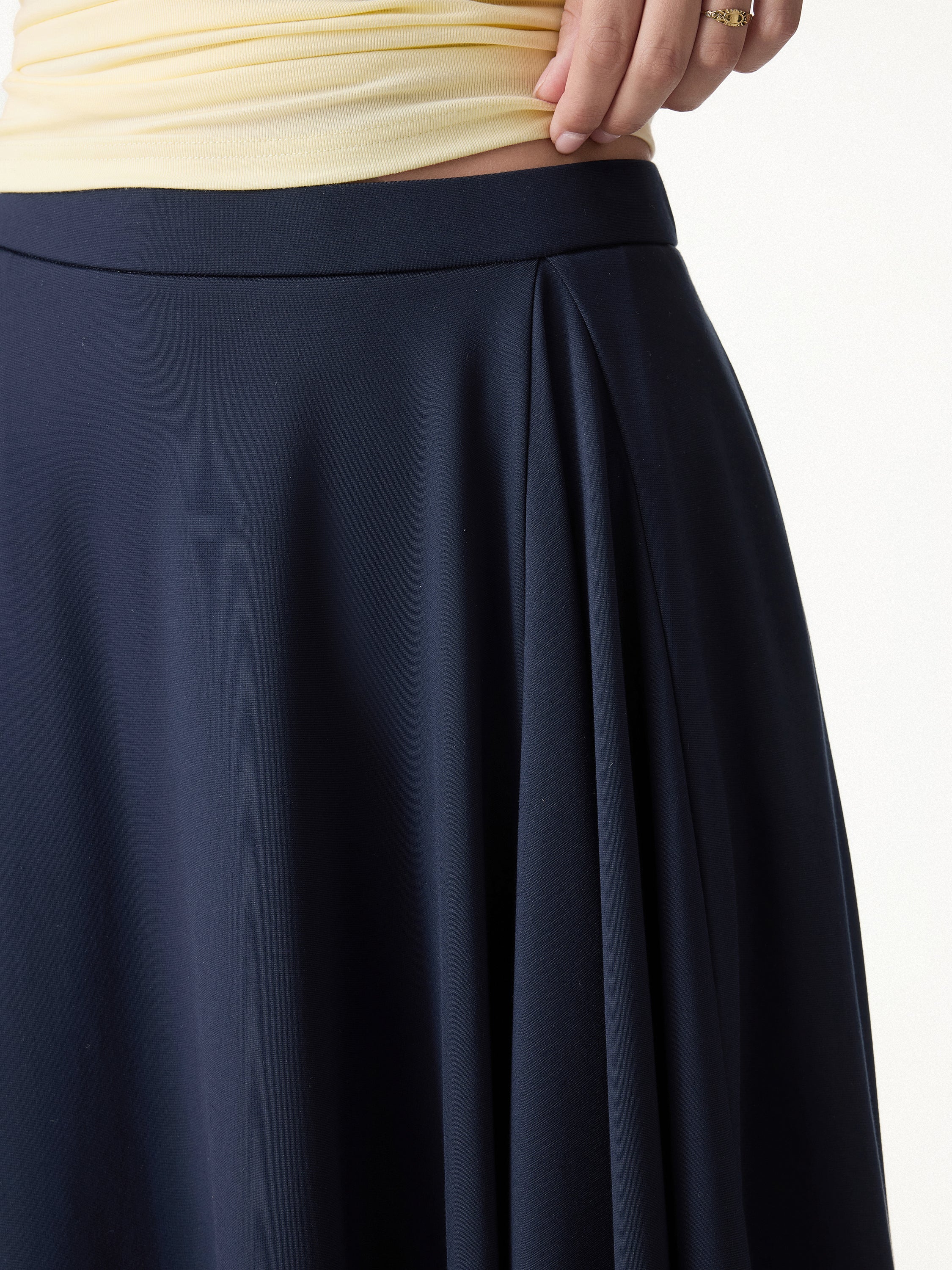 CoolTouch Ponte Circle Skirt with Pockets